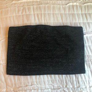 Sparkly Tube Crop Top